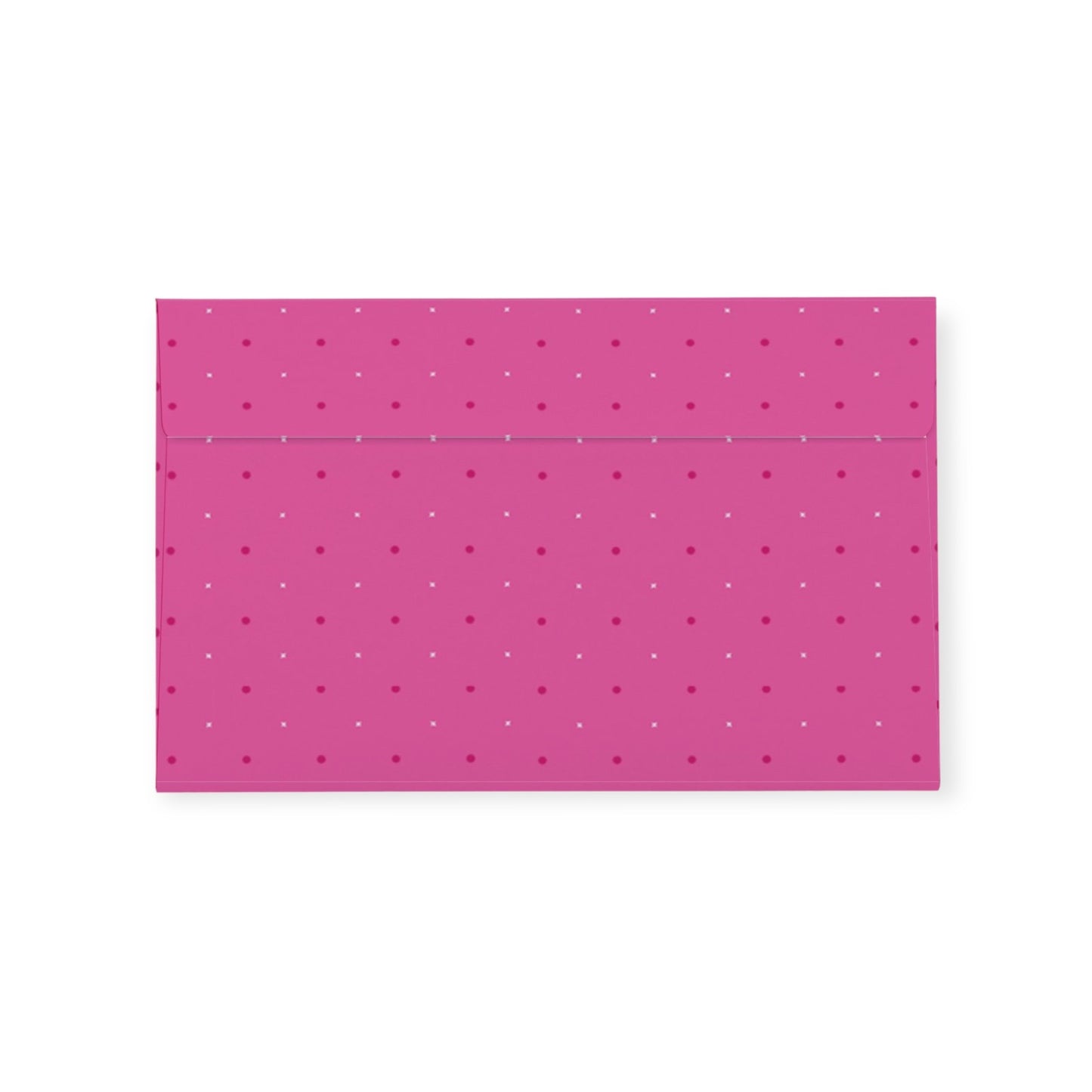 Notecard Pink Snowflakes